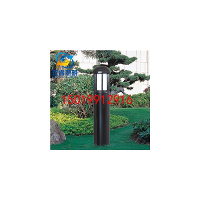 公园圆柱烤漆草坪灯中式磨砂玻璃灯具样板区特色景观灯小区照明灯