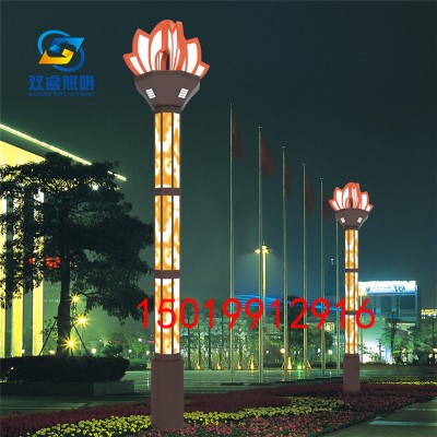 广场灯商业街花瓣路灯中式仿云石庭院灯楼盘景观灯地产大门草坪灯