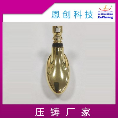金色化妆按摩头精密压铸件五金压铸件定制厂家供应