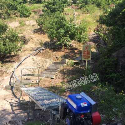 供应山地单轨车 山地爬坡单轨道运输车