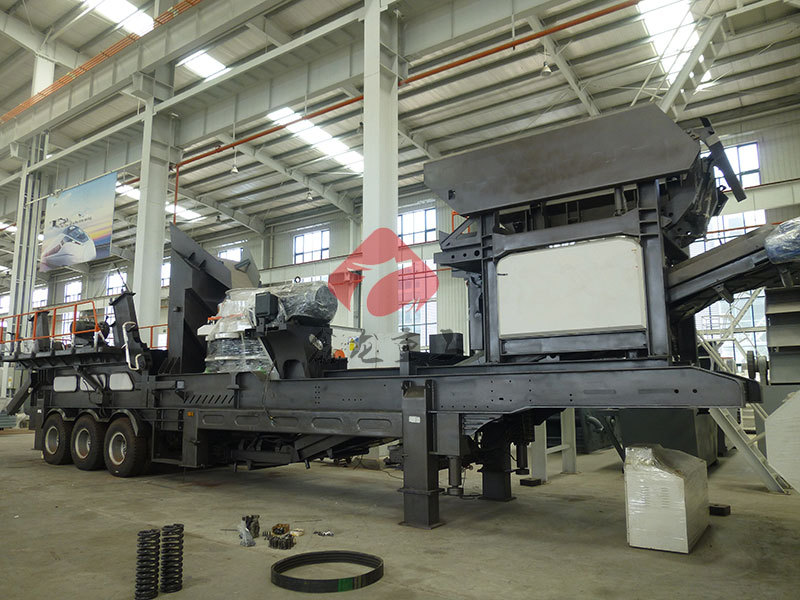 圆锥式移动碎石机