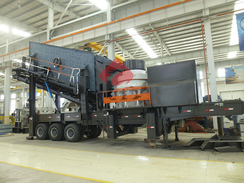 圆锥式移动碎石机