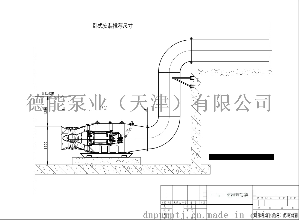 900QZB卧式安装