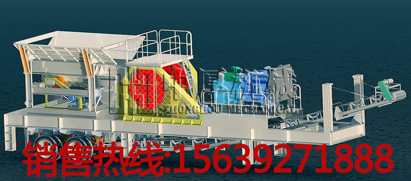 建筑垃圾移动破碎站