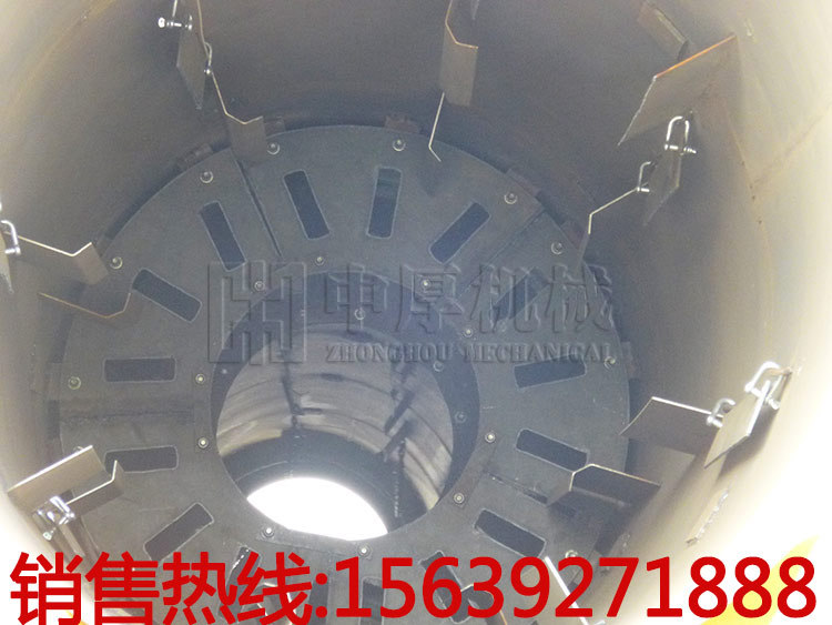 高粘度高湿鸡粪烘干机内部结构打散装置