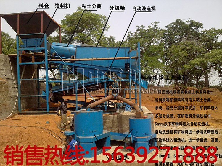 金矿水套式离心选矿机