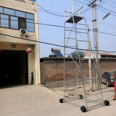 铁路折叠铝合金梯车接触网铁路梯车铝合金检修梯车铁路维修梯车