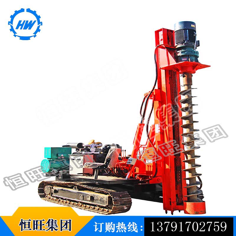 HZD-300L电动光伏打桩机太阳能光伏打桩