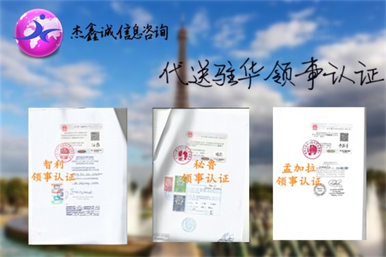 领事认证样本素材