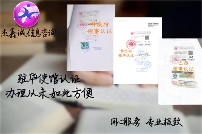 领事认证样本素材