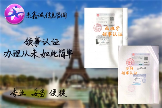 领事认证样本素材