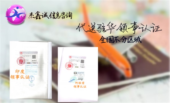 领事认证样本素材