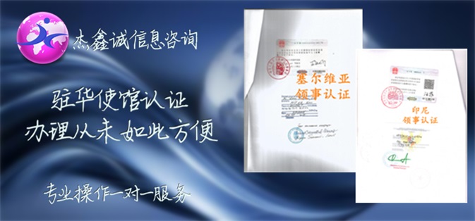 领事认证样本素材