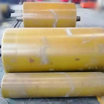 矿用输送机聚氨酯滚筒包胶厂家直销 型号齐全