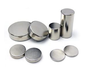 【现货厂家生产圆形强力磁铁】钕铁硼磁铁 镀锌镀镍强磁铁