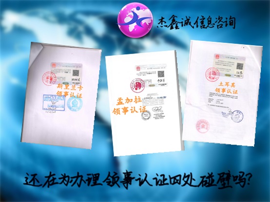 领事认证样本素材