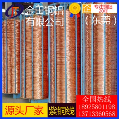 北京t3紫铜线-t8耐腐蚀紫铜线，t5耐高温紫铜线