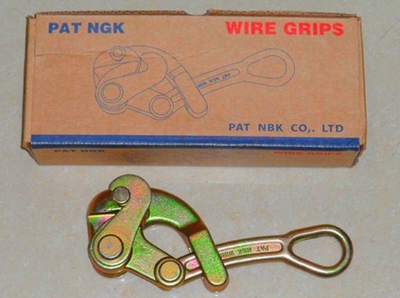 台湾正品NGK 2T钢绞线卡线器1604-20L钢丝绳