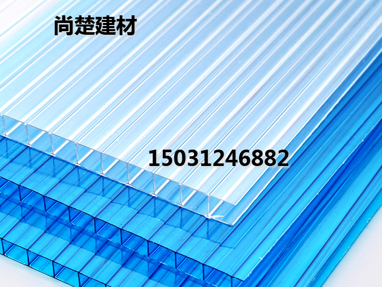 定制批发双层隔热阳光板防紫外线温室棚聚碳酸酯板阳光板加工