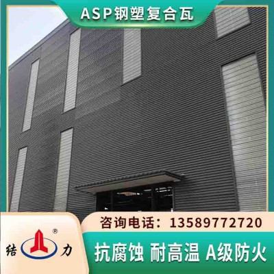 Asp钢塑耐腐板 山东济宁防腐板 psp耐腐铁瓦A级防火