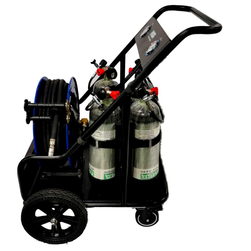 梅思安AirCart19移动供气源装置双人长管式空气呼吸器