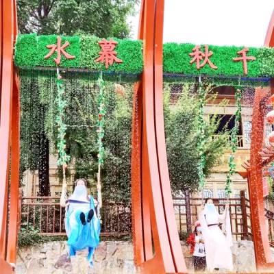 张家港市游乐设备水幕秋千批发价格厂家材质轻便坚固山东三喜