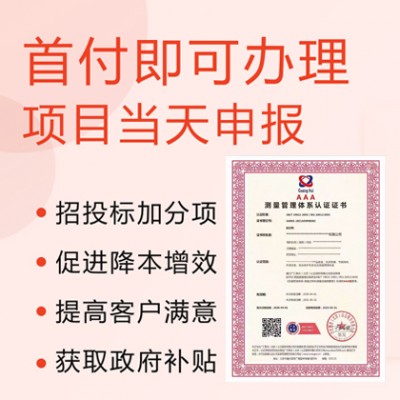 广东测量管理体系远程审核 补贴政策办理所需资料条件周期费用