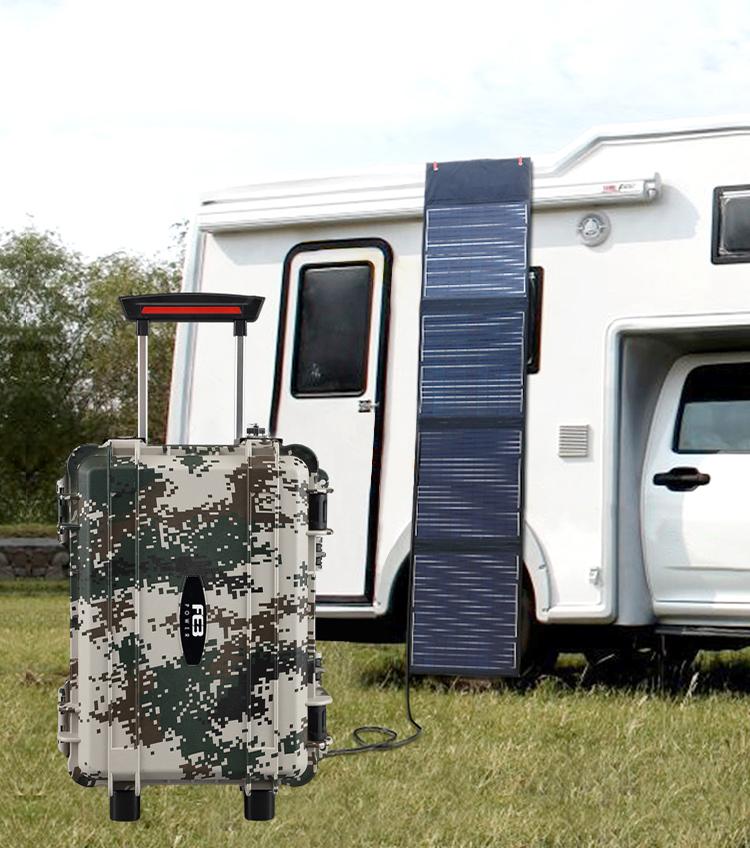 MoveTo 美途光伏行李箱式的便携太阳能移动电源5千瓦