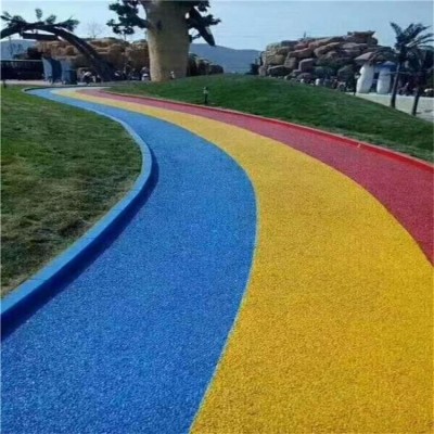 宜宾市 彩色透水混凝土材料厂家    压模地坪