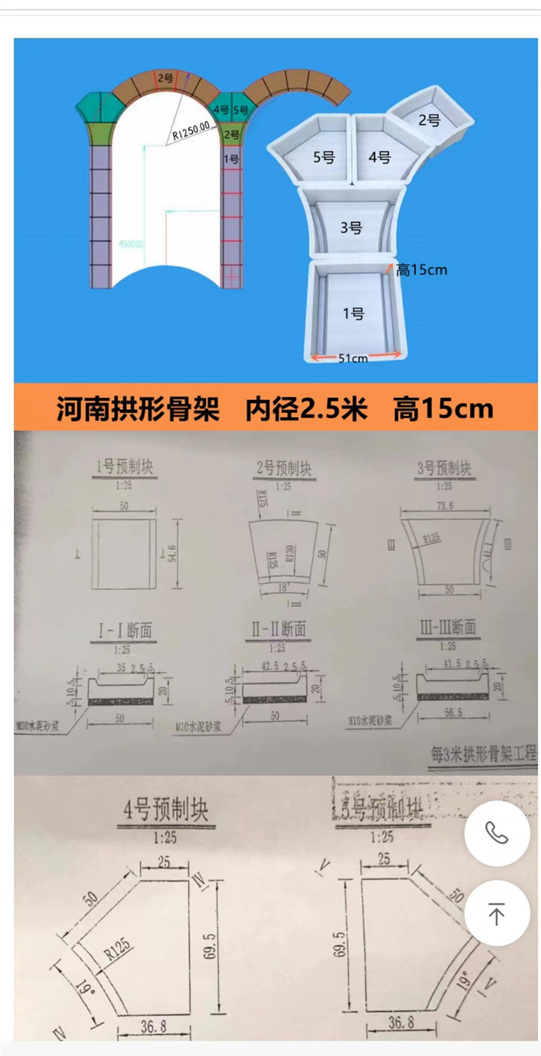 提供加工拱形骨架护坡模具质控体系