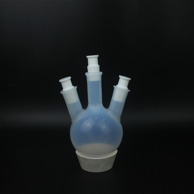 PFA烧瓶铁氟龙圆底烧瓶半透明聚四氟烧瓶