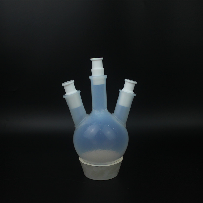 旋转蒸发仪用PFA烧瓶500ml蒸馏烧瓶透明特氟龙材质
