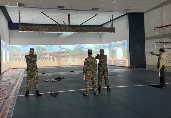 军警实景射击方舱模拟射击智能化训练系统及配套设施