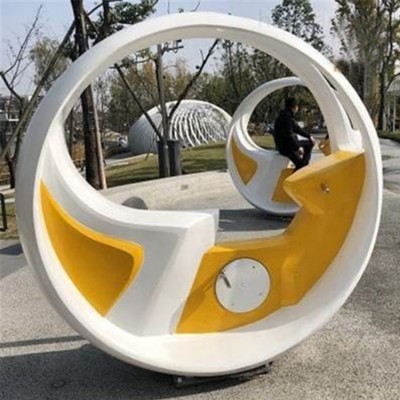 海宁脚踏自行车喷泉景观造型无动力游乐设备定制 山东三喜