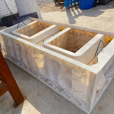 水渠护岸阶梯模具耐老化精达制作生态阶梯护岸模具不易变形