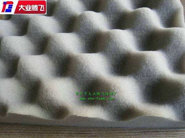 厂家供应大业腾飞压缩机减震消音波峰海棉