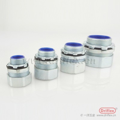 Driflex镀锌软管连接器锌合金外丝直接头G3/8-G4