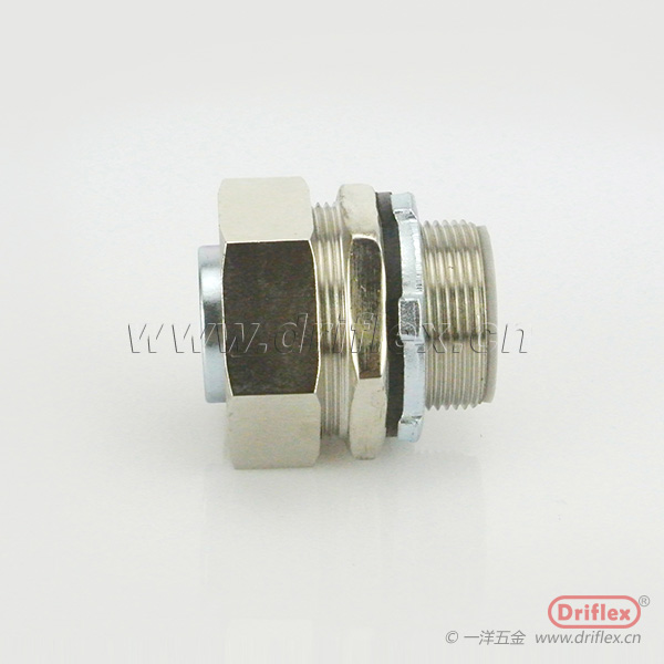 工业金属软管接头铜镀镍直接头内径10到100mm