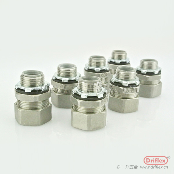 316不锈钢穿线软管接头金属蛇皮管连接器内径6~100mm