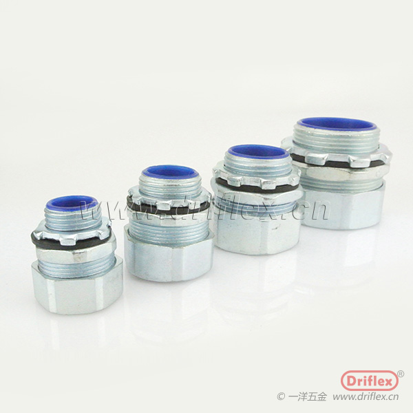 锌合金蛇皮管箱接头管螺纹G3/8-G2连接Φ12-51mm
