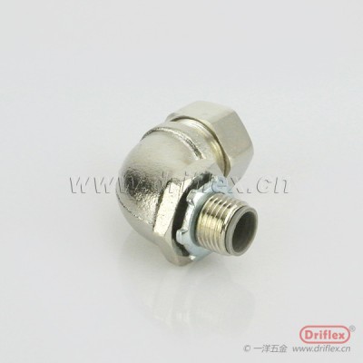 铜镀镍90度弯头软管连接器M16*1.5-M63*1.5