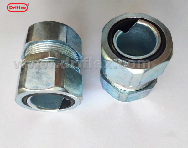 锌合金自固式接头软管钢管连接器型号3/8-4寸