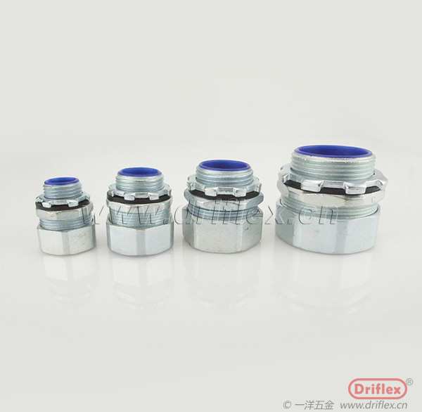 DPJ蛇皮管接头外螺纹金属软管连接器内径10到100mm