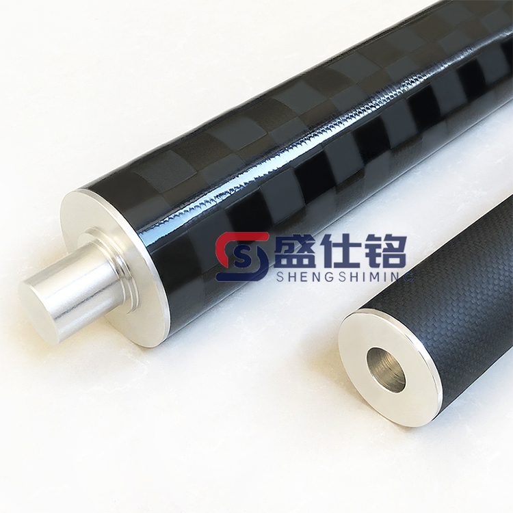 轴辊用斜纹碳纤维管 辊轴 导向辊 碳纤维制品加工