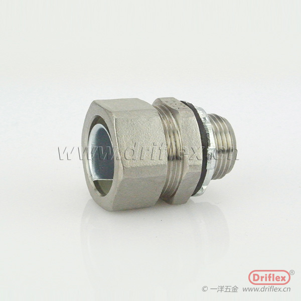 不锈钢直接头外丝金属软管连接器