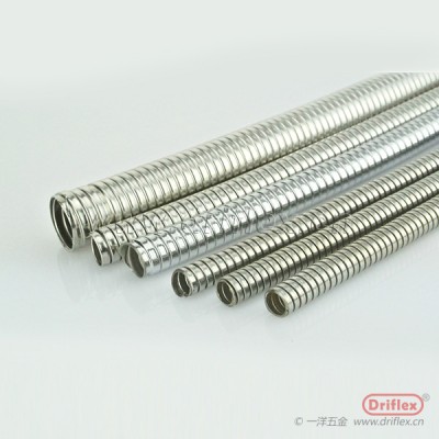 Driflex供应不锈钢双勾波纹管金属裸管内径6-64mm