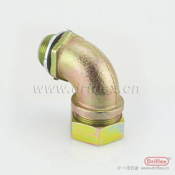 铁镀锌90度弯头机电设备穿线用配套金属蛇皮软管