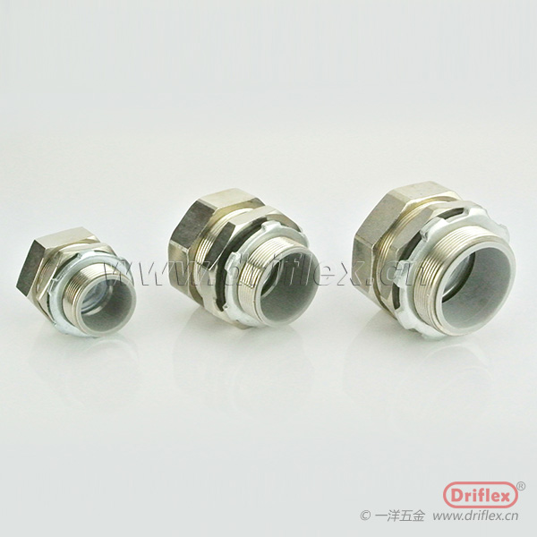 方帽铜镀镍直接头六角软管连接器内径10到100mm