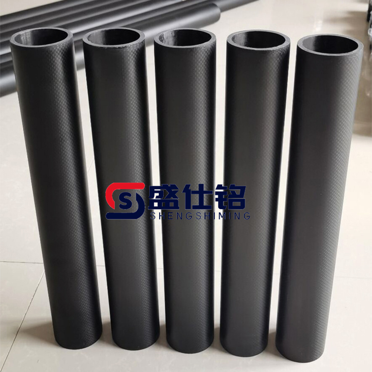 高强度耐磨碳纤维管 空心圆管碳纤维杆制品