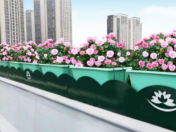 湖州花箱,上海高架桥花箱,浙江护栏花箱,杭州公园椅